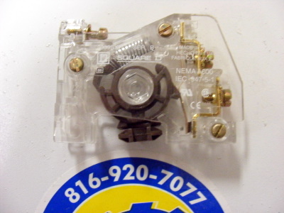 <B>Square D - </B>9999 SX-6 Electrical Interlock Aux Contact